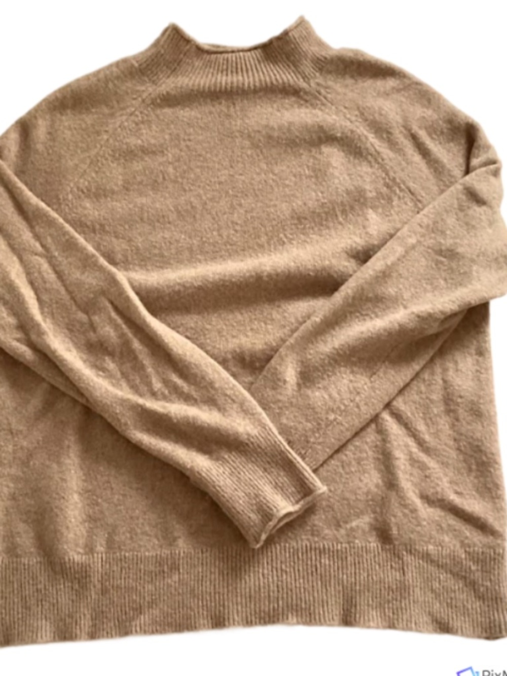 J Crew Womens Alpaca Blend Mock Neck, M